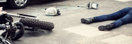 Fatal Rear-End Motorcycle Crash Aftermath South Carolina