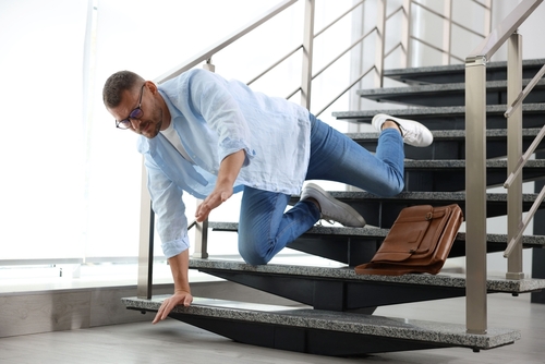 Man Falling Down Stairs Premises Liability Plantation Florida What Is Premises Liability in a Plantation Slip and Fall Case?