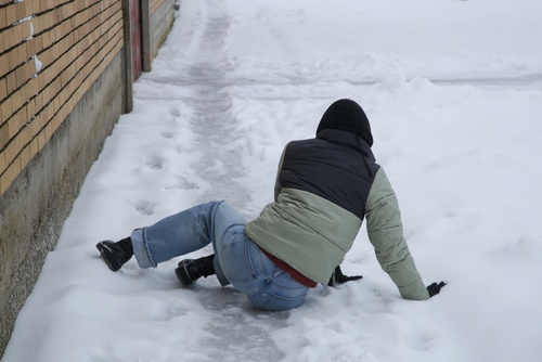 Trenton Winter Slip and Fall on Icy Sidewalk
