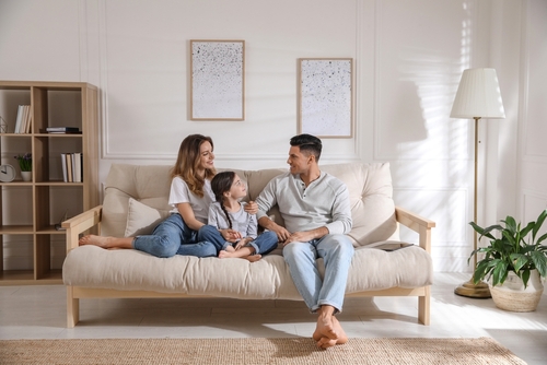 Chicago Family Enjoying Personalized Home Living Room Design