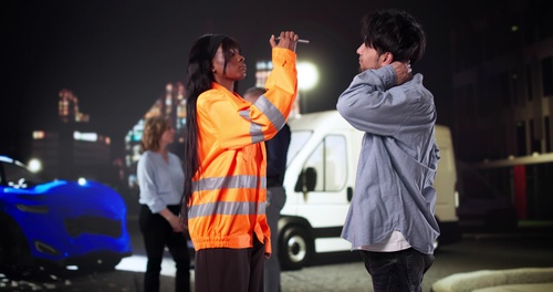 Medical Professional Assessing Car Accident Injury Philadelphia