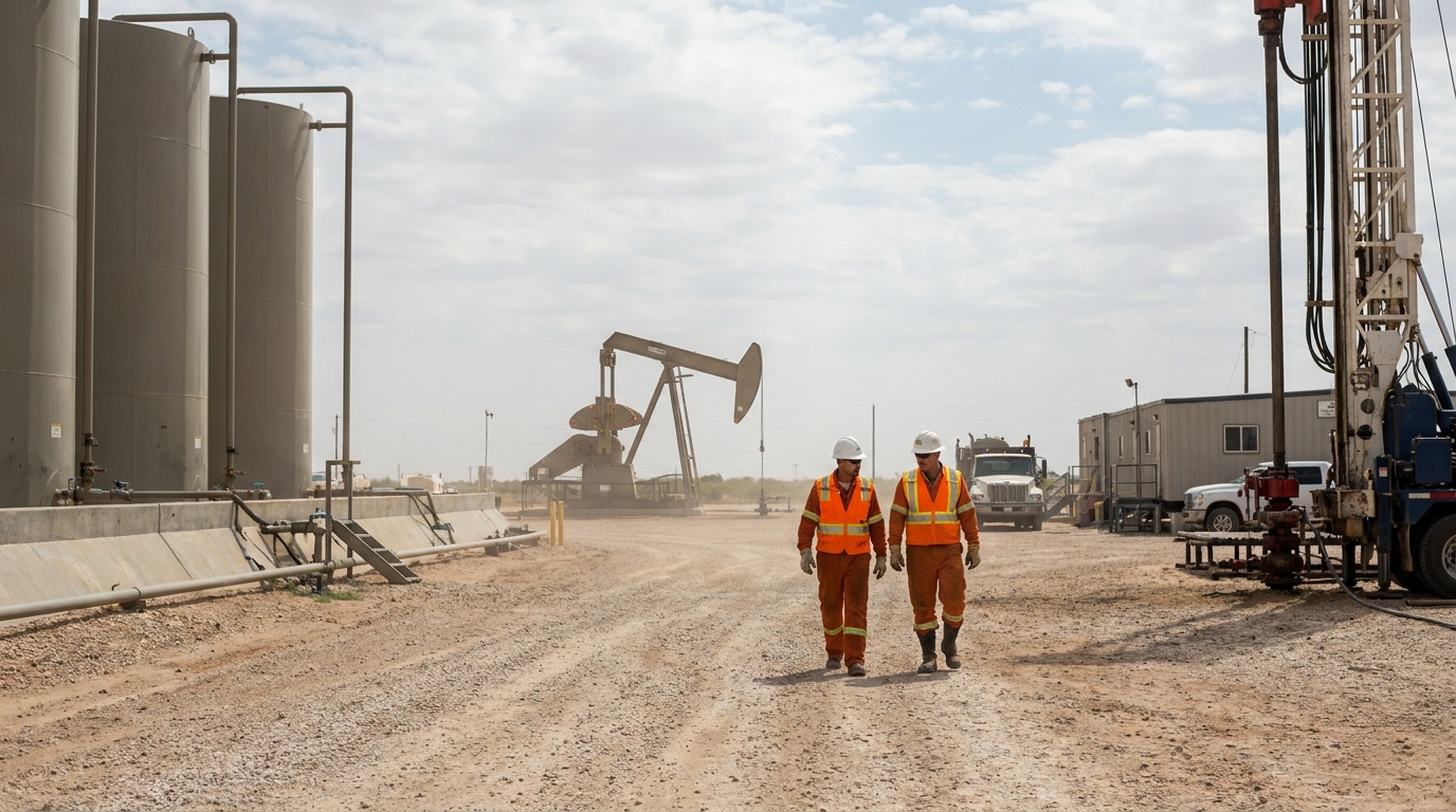 Oil Rig Worker Fatality Causes Midland-Odessa Texas Open hand holding stacked coins with small plant growing from top