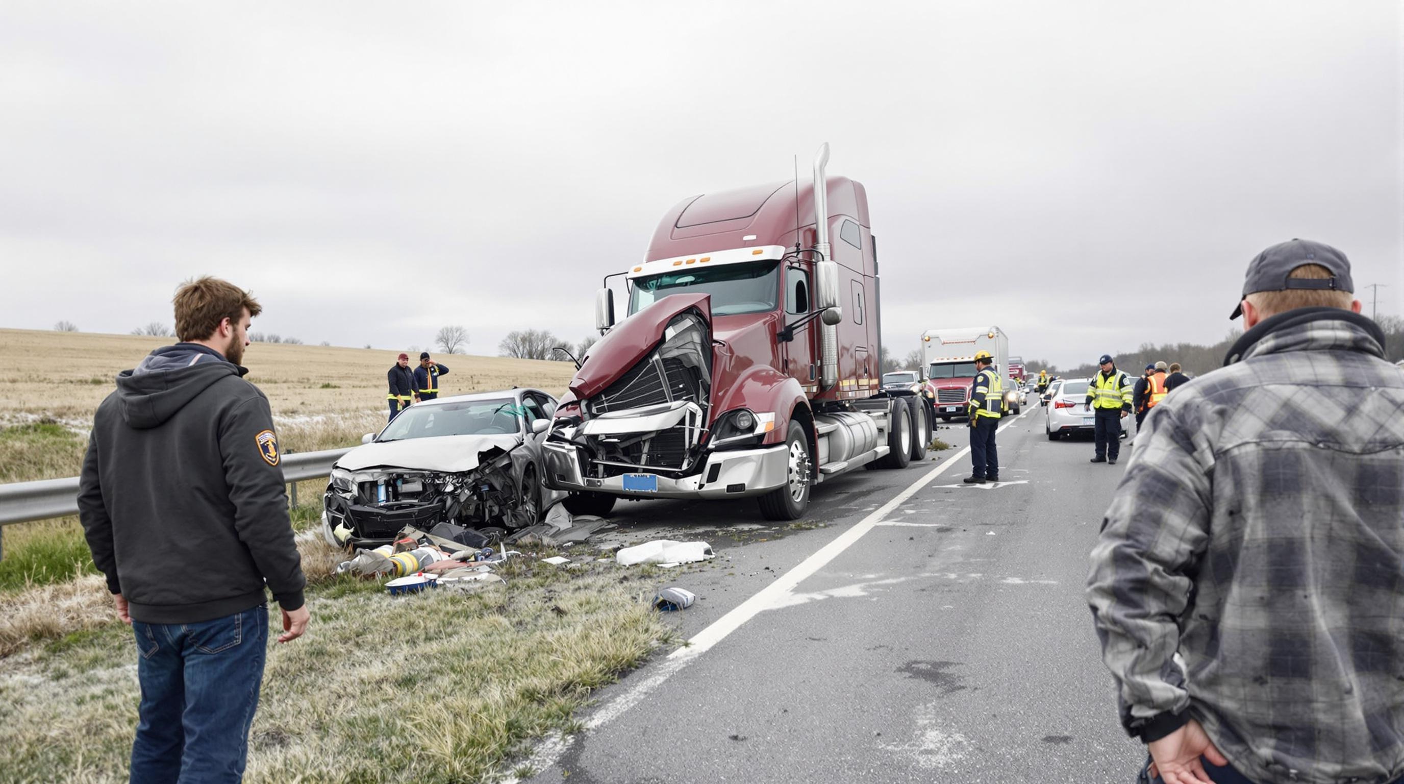 Motor vehicle accident claim in Iowa